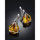 Lustrous Citrine Earrings, image , picture 2