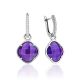 Ultra Feminine Silver Opal Transformable Earrings, image 