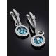Transformable Silver Dangles With Topaz And Crystals, image , picture 2