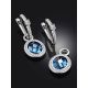 Classy Silver Transformable Dangle Earrings, image , picture 2
