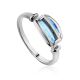 Chic Silver Topaz Ring, Ring Size: 9 / 19, image 