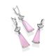 Chic Silver Agate Dangle Earrings, image , picture 4