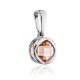 Chic Silver Morganite Pendant, image , picture 3