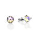 Chameleon Color Conical Crystal Stud Earrings, image 