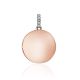 Rose Gold Plated Silver Locket Pendant The Liquid, image 
