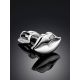 Cute Silver Diamond Mono Earring, image , picture 2