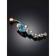 Gold Topaz Belly Button Ring, image , picture 2