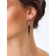 Conical Design Silver Dangles With Agate And Smoky Quartz, image , picture 3
