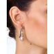 Designer Silver Threader Earrings With Nacre, image , picture 4