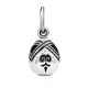 Tiny Silver Enamel Egg Pendant The Romanov, image 