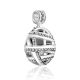 White Enamel Crystal Egg Pendant The Romanov, image , picture 4