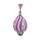 Wonderful Lilac Enamel Egg Shaped Pendant With iolite And Crystal The Romanov, image 