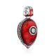 Whimsical Ladybird Motif Enamel Garnet Egg Pendant The Romanov, image , picture 4