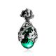 Lustrous Faceted Green Crystal Egg Shaped Pendant The Romanov, image , picture 4