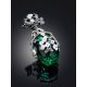 Lustrous Faceted Green Crystal Egg Shaped Pendant The Romanov, image , picture 2