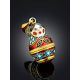 Colorful Enamel Matryoshka Egg Pendant The Romanov, image , picture 2