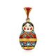 Colorful Enamel Matryoshka Egg Pendant The Romanov, image 