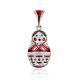 Enamel Matryoshka Egg Pendant The Romanov, image 