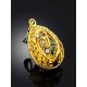 Fabulous Gilded Silver Enamel Egg Pendant With Crystals The Romanov, image , picture 2