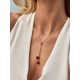 Gilded Silver Lariat Necklace With Amber Dangles The Palazzo, image , picture 3