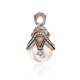 Fabulous Silver Pearl Egg Shaped Pendant The Romanov, image 