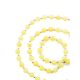 Lemon Amber Beaded Necklace With Bail, image 