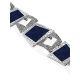 Chunky Silver Jeans Link Bracelet, image , picture 4