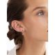 Statement Rose Plated Silver Drop Earrings The Liquid, image , picture 5