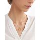 Abstract Hammered Gold Plated Silver Necklace The Liquid, image , picture 3