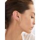 Geometric Gold Plated Silver Earrings, image , picture 4