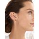 Gold Plated Earrings With White Crystals, image , picture 4
