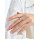 Cool Contemporary Sterling Silver Ring The Liquid, Ring Size: Adjustable, image , picture 3