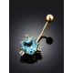 Dazzling Topaz Navel Piercing, image , picture 2