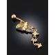 Butterfly Motif Gilded Silver Navel Piercing, image , picture 2