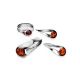 Twisted Design Silver Amber Pendant The Leia, image , picture 4
