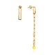 Transformable Gilded Silver Amber Earrings The Palazzo, image 
