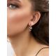 Floral Design Amethyst Topaz Earrings, image , picture 3