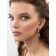 Refined Gilded Silver Topaz Drop Earrings, image , picture 3