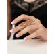Baroque Style Gilded Silver Articulated Ring, Ring Size: 8 / 18, image , picture 3