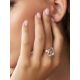 Gilded Silver Blue Quartz Ring, Ring Size: 8 / 18, image , picture 3