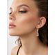 Luminous Blue Quartz Drop Earrings, image , picture 3