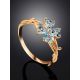 Gilded Silver Topaz Ring, Ring Size: 7 / 17.5, image , picture 2