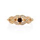Elegant Gilded Silver Garnet Ring, Ring Size: 7 / 17.5, image , picture 3