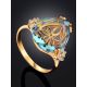 Light Blue Quartz Ring, Ring Size: 7 / 17.5, image , picture 2