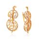 Fabulous Cello Motif Gilded Silver Earrings, image 
