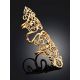 Fabulous Gilded Silver Articulated Ring, Ring Size: 5.5 / 16, image , picture 2