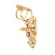 Fabulous Gilded Silver Articulated Ring, Ring Size: 5.5 / 16, image 