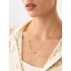 Leaf Motif Gilded Silver Amber Lariat Necklace The Palazzo, image , picture 3
