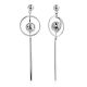 Chic Silver Stud Dangles The ICONIC, image 