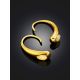 Bold Gilded Silver Amber Earrings The Palazzo, image , picture 2
